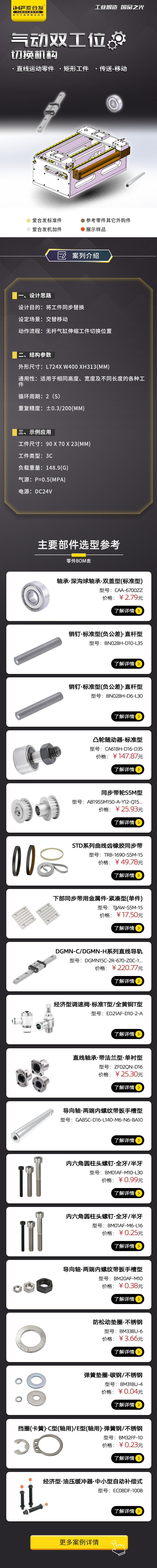 案例介绍——气动双工位切换机构